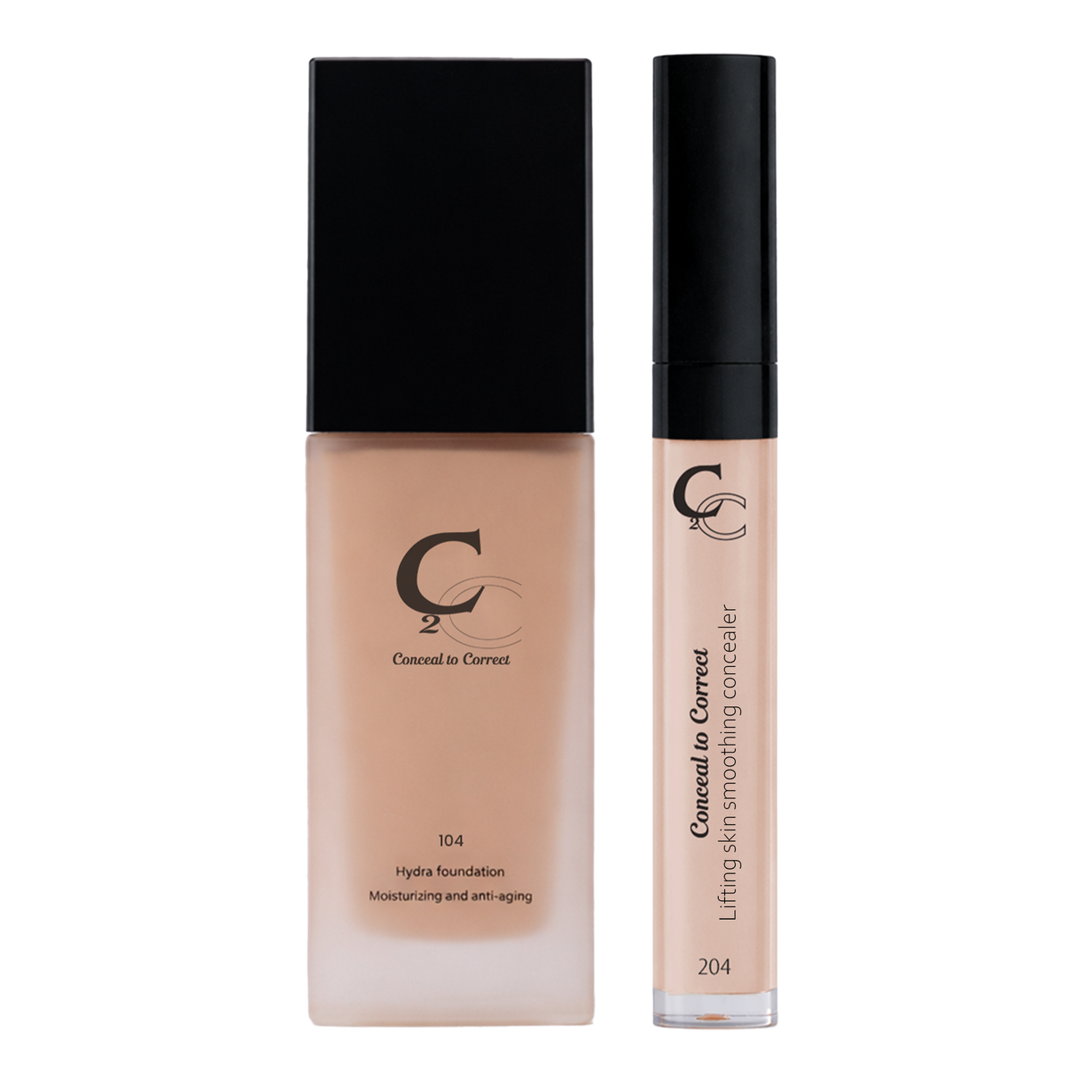 C2C Lifting Concealer + C2C Hydra Foundation